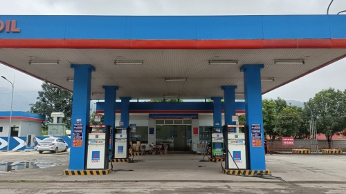 Hà Tĩnh - Trạm sạc Vinfast : Cửa hàng xăng dầu PVOIL Núi Hồng